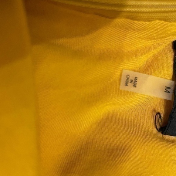 SOPRANO MUSTARD/GOLD  MINI DRESS WOMENS SZ MEDIUM - Picture 8 of 11